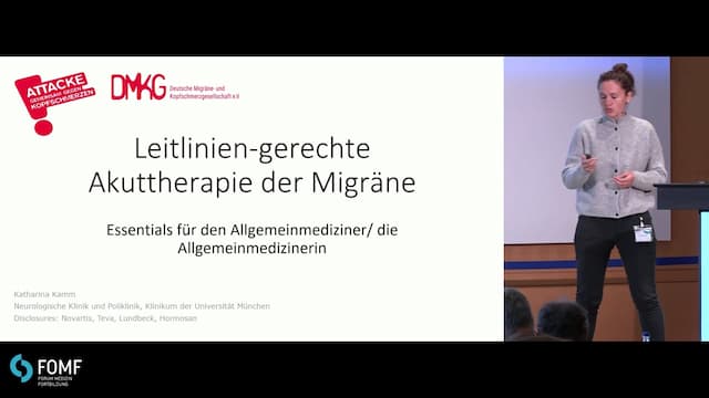 Leitlinien-gerechte Akuttherapie der Migräne – Essentials für den Allgemeinmediziner/ die Allgemeinmedizinerin